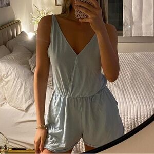 Victoria’s Secret PINK Lined Mini Blue Jumpsuit Women’s Size XS